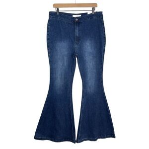 KanCan Jeans 30 NWT Super Flare High Rise Stretch Denim 70s Boho Festival Summer